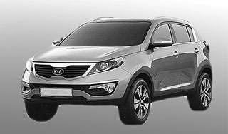 ���� ������ Kia Sportage ��������� � ����