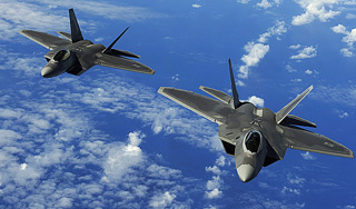 ��� ����������� F-22 � ����� �����