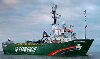 ������� Greenpeace ����������� � ��������