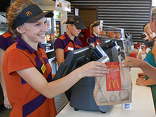 ������ ���������� ������� � McDonald's